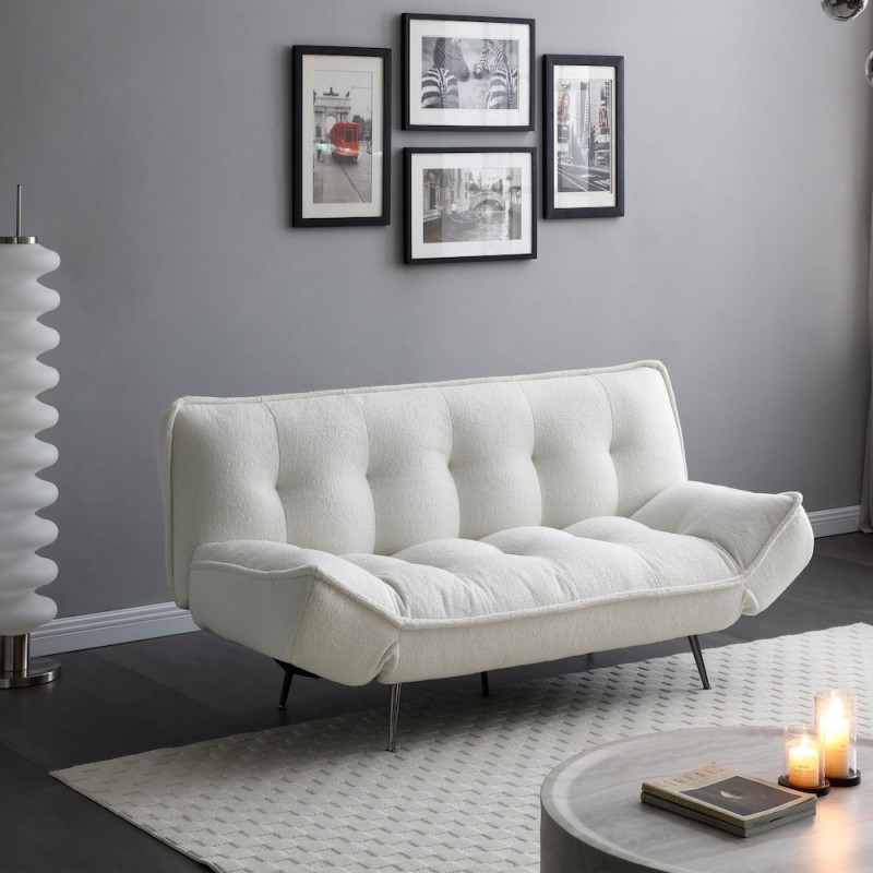 LL Remi Cream 3-Seater Sofa Bed